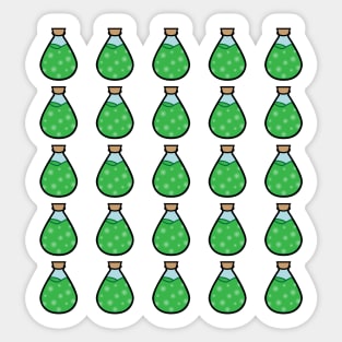 DIY Green Potions/Poisons for Tabletop Board Games (Style 2) Sticker